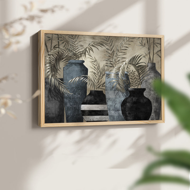 Exotic Vessels - Reproduction encadrée - Restickable, Naturel, H 16 po x l 20 po
