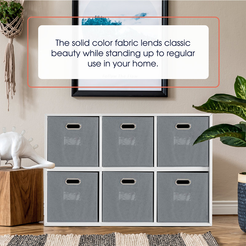 Rebrilliant Cardboard/Paper Bin, Grey