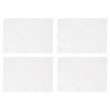 Evening Snowflake Collection Polyester No Pattern Rectangle Placemat