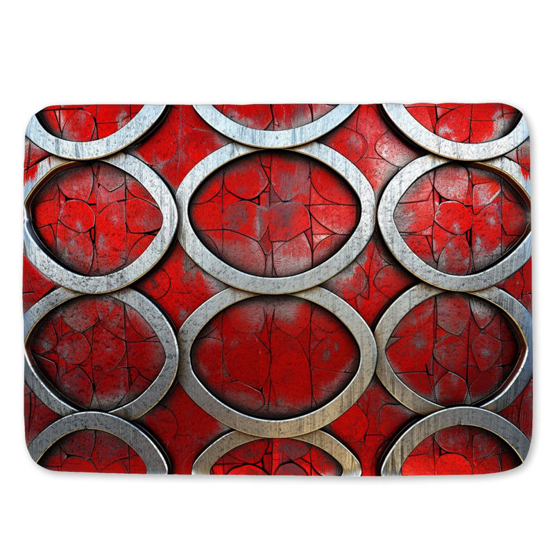 Chanal Microfiber / Microsuede Non-Slip Bath Mat, 21" W x 34" L