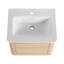 Meuble-lavabo mural avec lavabo en céramique blanche-594804442
