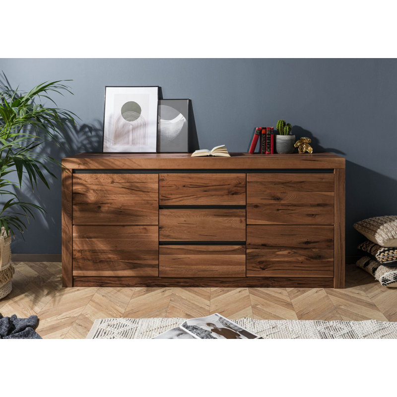 Montreux 185cm Solid Wood Sideboard, Brown