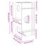 90cm H Cat Tree-298708794