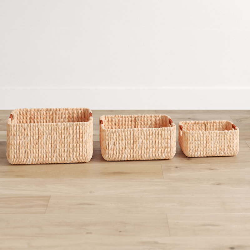 Rebrilliant Meliame Wicker Decorative Basket
