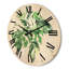 Horloge murale en bois Tropical Leaves-63902240