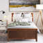 Lit plateforme simple en bois-118546436