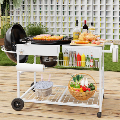 Outdoor Grill Cart/Table Storage Bar by 17 Stories