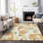 Machine Washable Indoor/Outdoor Colman ACN2132 Floral Rug-2142779214