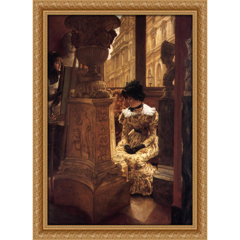 En el Louvre (L'Esthétique) (de 1883 à 1885), H 32 po x l 23 po