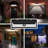 12" Solar-Powered Outdoor Wall Light with Motion Sensor 6000K