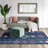 Bodrum Tribal Native Navy Area Rug-50859328