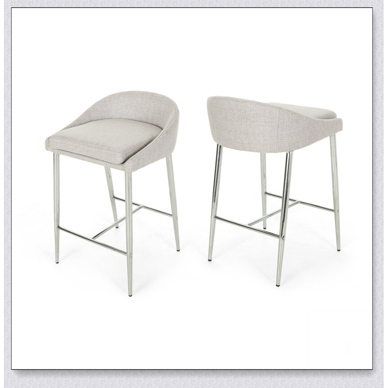 TABOURET DE COMPTOIR Créez une expérience culinaire intemporelle et améliorez le confort à manger, ensemble de 2 pièces