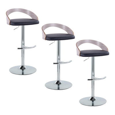 Tabouret de bar réglable avec pivot