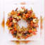 Couronne de citrouille d'Halloween faite à la main orange 20 po Ansuma