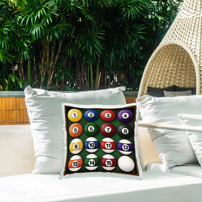 Coussin Billiard Balls Arrangement