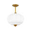 Glass Semi Flush Mount
