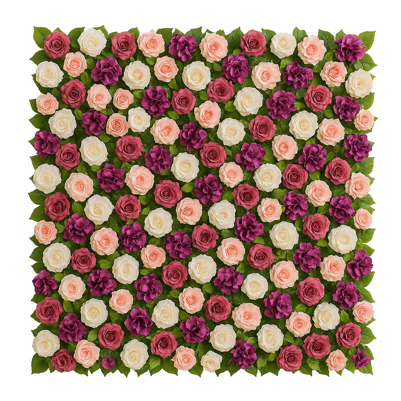60cm Faux Flowering Plant