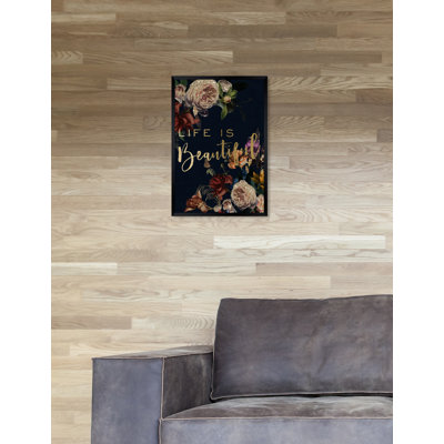 «Life Is Beautiful Fall», impression sur toile