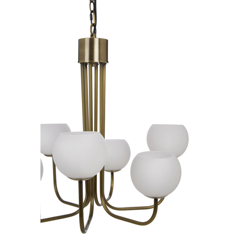 Yisroel 6 - Light Shaded Chandelier