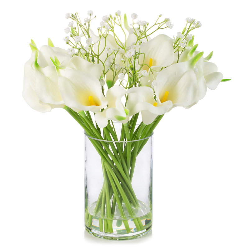 Arrangement floral de bébé dans un vase, Blanc