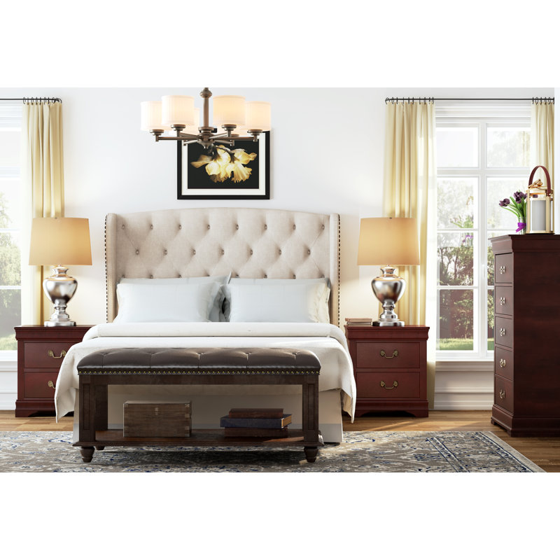 Daenerys Traditional Sateen Duvet Cover, Queen, Cream