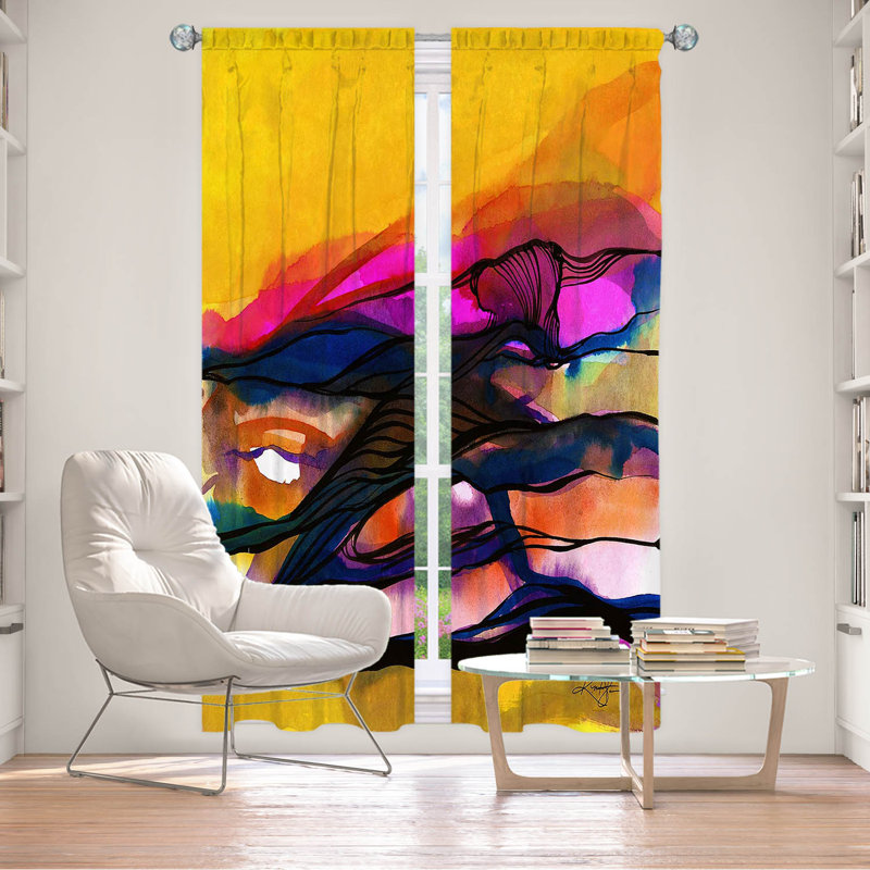 Room Darkening Curtain Pair, 20" W x 52" L