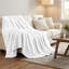 Couverture molletonnée en polyester moelleux Alaska-363026700-363026707