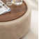 Bryonie Round Cocktail Ottoman with Storage