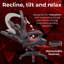 Racing Massage Computer Gaming Chair with Footrest-69583062
