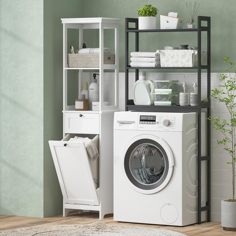 Wood Cabinet Laundry Hamper