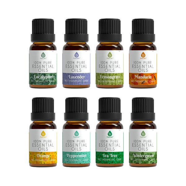 Essential Oil Set by HERBROMAS - Top 16 Natural Aromatherapy