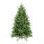 Arbre de Noël 5 pi avec 756 pointes en PE + PVC - Arbre de Noël plein corps avec branches articulées, support en métal stable, décoration de Noël vert classique-1997367888-1997367898