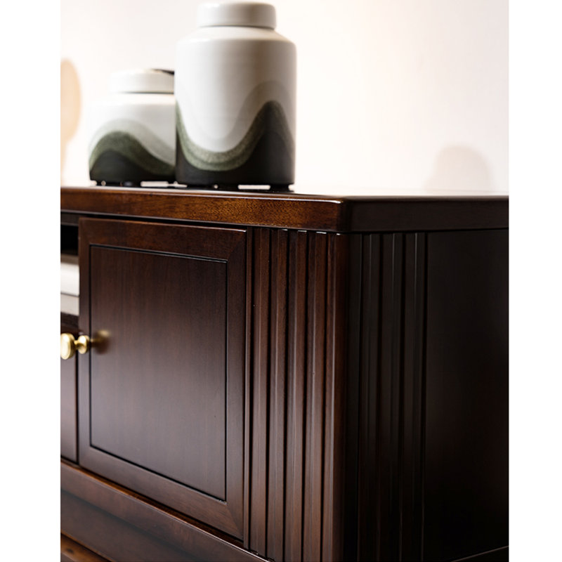 Solid wood Chinese TV cabinet