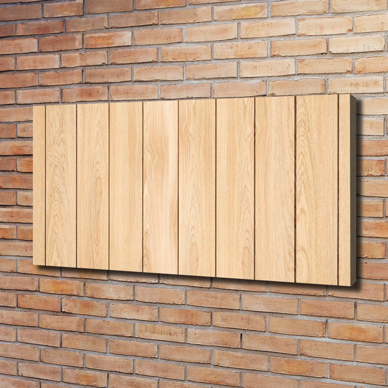 Wooden Background - Wrapped Canvas Print