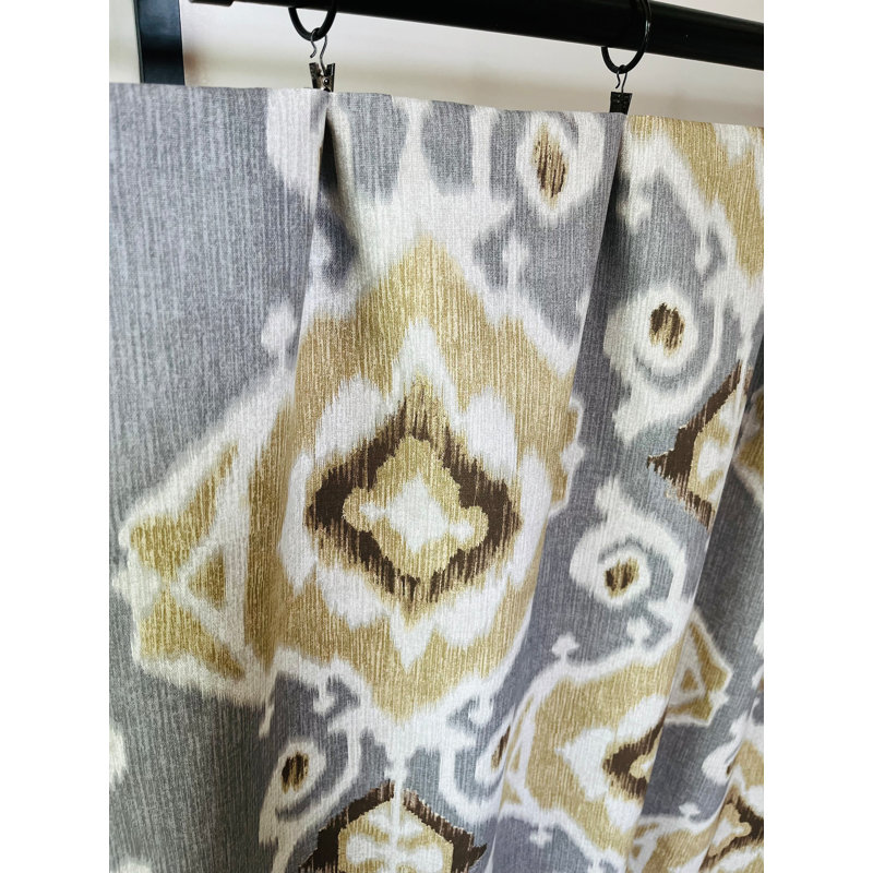 Paire de rideaux semi-transparents 100% coton Jaycub, L 50 po x L 50 po