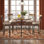 Jefferson 4-Person Swivel Chair Dining Set