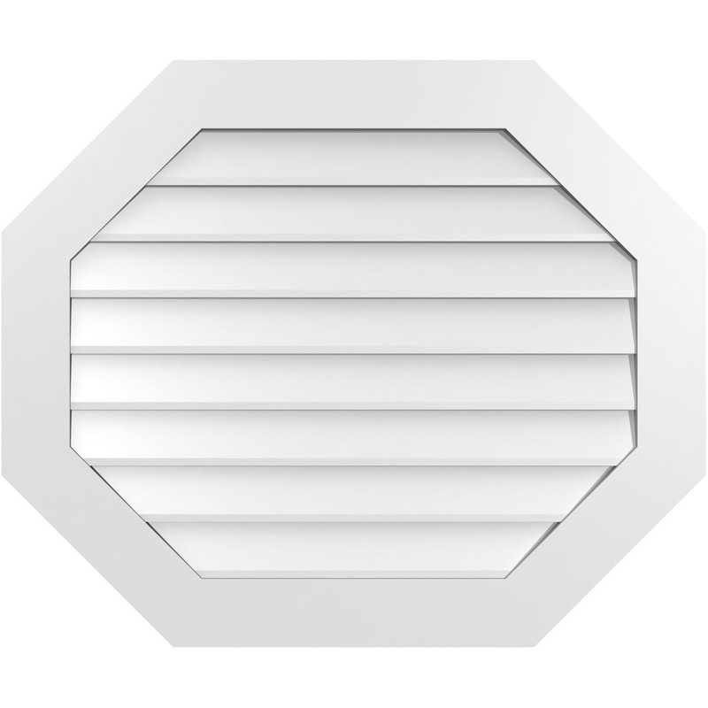 Évent horizontal gondole allongé en surface octogonal Signature, H 30 po x l 36 po x P 1 po
