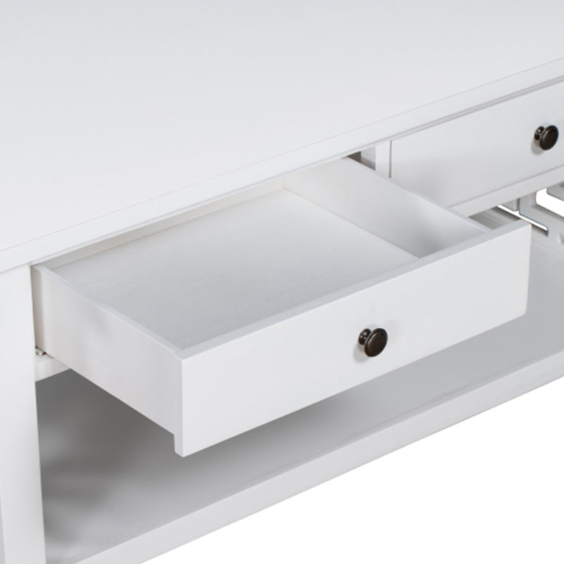 Table basse à 4 pieds avec rangement Ellyza