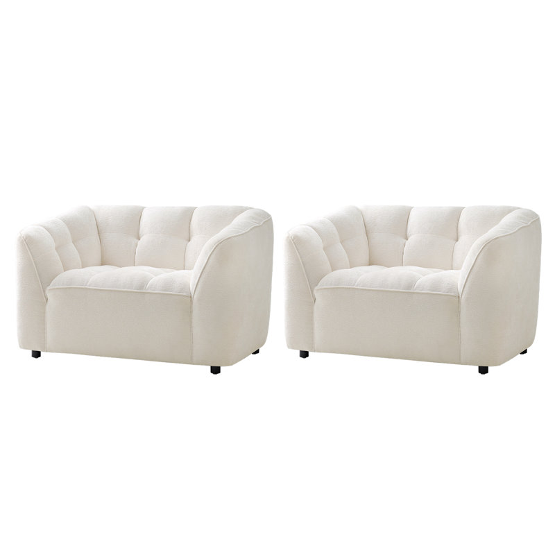 Fauteuil Hulda, Ivoire ivoire