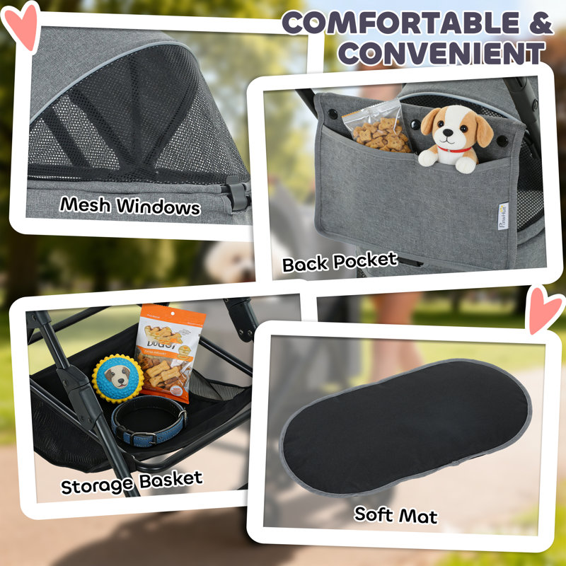 Foldable Pet Stroller