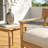 Wood Club Chair With Seat Cushion-390539938