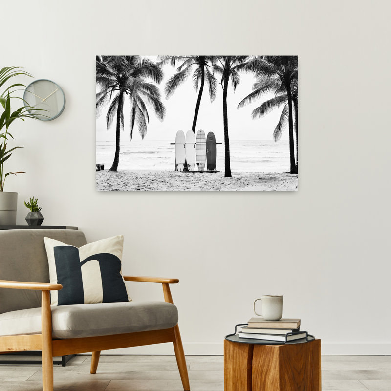 Art mural contemporain The Boards, 24" H x 36" W