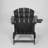 HDPE Folding Adirondack Chair With Dual Cup Holder, Patio Chair-1635261599