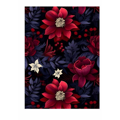 «Floral Dreaming of Luxe Flowers VI», reproduction d'art classique sans cadre