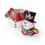Christmas Tree BLACK&WHITE SNOWMAN COOKIE JAR