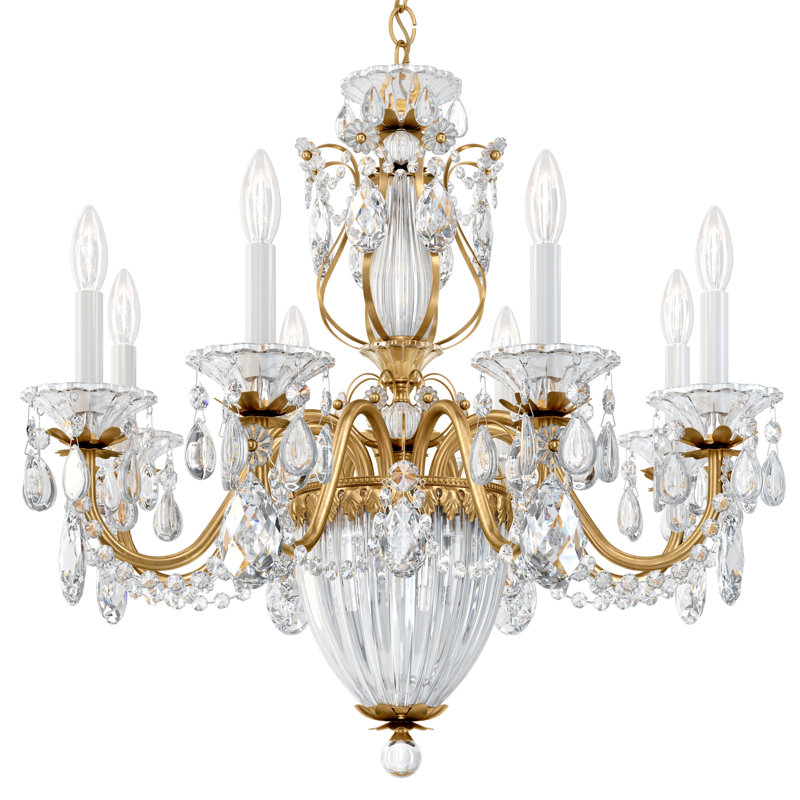 Bagatelle 11 - Light Chandelier, Heirloom Gold, Spectra Crystal Clear