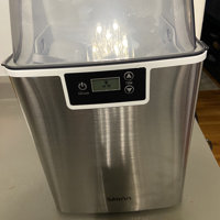 ColorLife 33 lb. Daily Production Clear Ice Portable Ice Maker Finish: Stainless Steel WY-SLIM17T