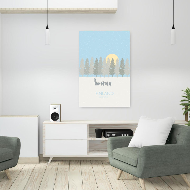 Art contemporain contemporain avec arbre abstrait, H 36 po x l 24 po