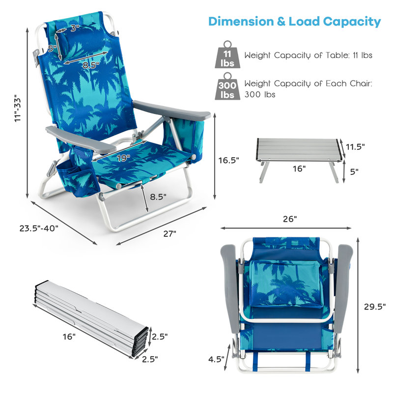 Melani Folding Beach Chair