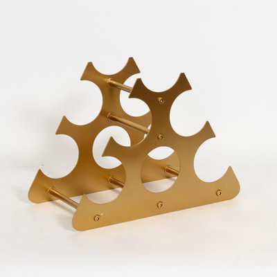 6 Bottle Tabletop Wine Bottle Rack in